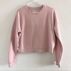 Aeropostale Graphic Logo Pink Sweatshirt Sz Small